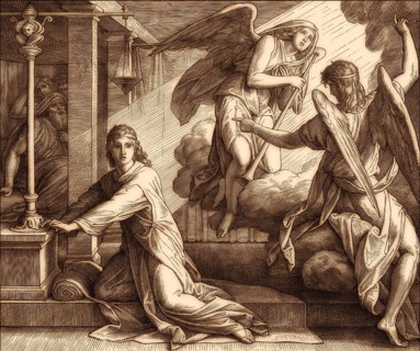 God Calls Samuel, Old Testament, by Julius Schnorr von Carolsfeld