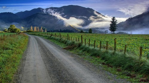 New Zealand, landscape, South Island, Owens Valley, valley, New Zealand
