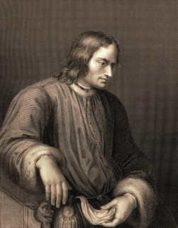 Portrait of Lorenzo I de Medici, or Lorenzo the Magnificent, 1449, 1492, an Italian politician and