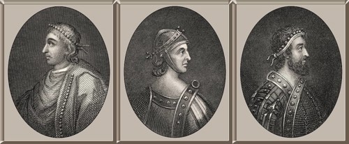 Könige von England, Knut der Große, Harold I., Harthacnut, 10. und 11. Jahrhundert, Haus Dänemark