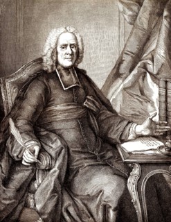 Porträt von Charles Rollin, 1661, 1741, einem französischen Historiker und Pädagogen