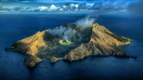 New Zealand, Island, White Island, Geothermal, Gases, Volcanism, New Zealand