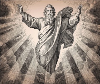 The Creation of Light, Old Testament, by Julius Schnorr von Carolsfeld, 1860