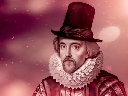 Portrait of Sir Francis Bacon, Baron Baco of Verulam, 1561 - 1626, English lawyer, statesman,