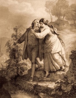 Hermann and Dorothea, an epic poem by Johann Wolfgang von Goethe, after Wilhelm von Kaulbach