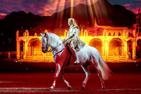 Cavalluna, horse show on Gateway to the Otherworld tour in Berlin's Uber Arena on 17.01.2026