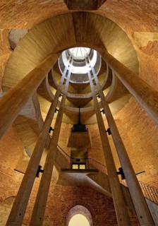 Interior shot, view of the bell tower, French Cathedral, Gendarmenmarkt, Berlin, Germany