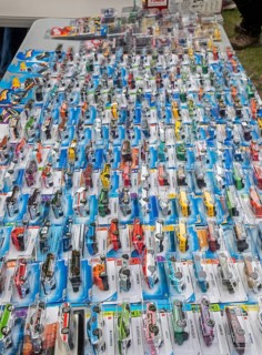 Taylor, Michigan - Hot Wheels toy cars were on sale as thousands crowded the Hot Wheels Legends