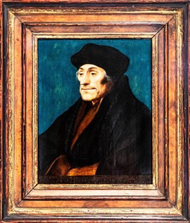 Portrait of Desiderius Erasmus, 1532 by Hans Holbein the Younger, FENIX, museum on the theme of