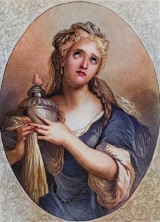 Adrienne Lecouvreur, 1692-1730, French actress. Photo etching after the painting by Coypel,