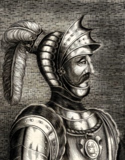 William I, ca. 1028, 1087, known as William the Conqueror, the first Norman King of England,