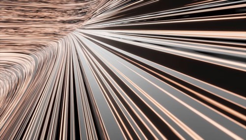A captivating 3D render showcasing dynamic waves inspired by Ethereum The flowing lines and elegant