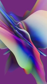 This image features a vivid 3D extrusion with a holographic effect, seamlessly blending a multitude