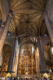 Church, interior view, Iglesia de San Vicente, San Sebastian, Donostia, Basque Country, Northern