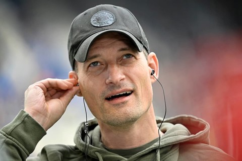 Coach coach Alexander Blessin FC St. Pauli portrait soccer Bundesliga, PreZero Arena, Sinsheim,