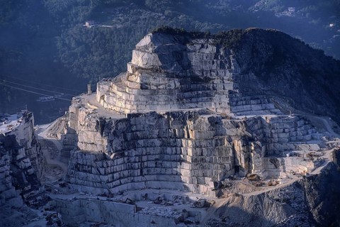 Natural stone, marble, Carrara marble, marble quarries, marble quarry, Carrara, Italy