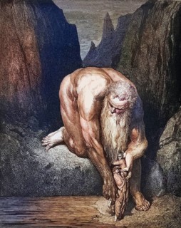 Illustration by Gustave Dore (1832-1883) for Dante's Inferno, the Divine Comedy by Dante Alighieri