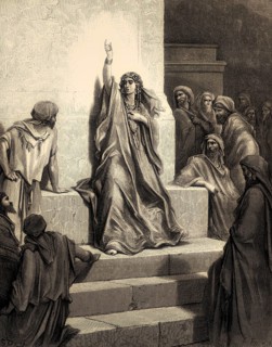 Deborah Praises Jael, Old Testament, Gustave Doré, 1863
