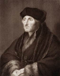 Erasmus Desiderius von Rotterdam, 1465 - 1536, a Dutch humanist, theologian, philosopher, scholar