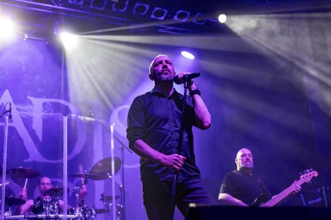 Nick Holmes, singer of Paradise Lost live on Ascension of Europe Tour - Pt 2 at Capitol Hannover on