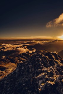 Sunrise hike on the Hochplatte near Halblech in the Ammergau Alps, Ammergebirge in the Allgäu,
