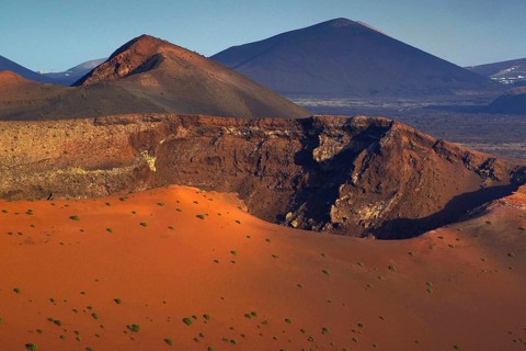 Canary Islands, Lanzarote, Timanfaya National Park, Dunes, Lanzarote, Canary Islands, Spain