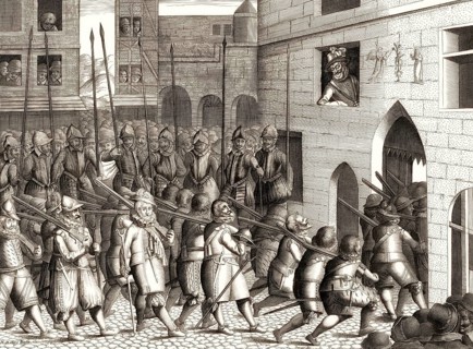Departure of Spanish troops from Paris, 22 March 1594