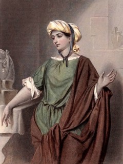 Saint Martha, a biblical figure described in the Gospels of Luke and John