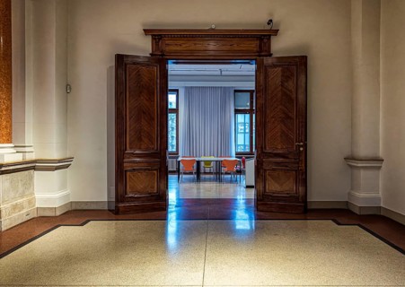 Interior design at the Museum of Communication on Leipziger Straße in Berlin Mitte, Classicism,