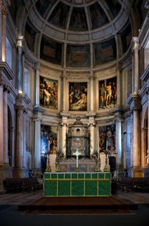 Interior view, choir, altar, monastery church Igreja Santa Maria de Belém, Hieronymites monastery