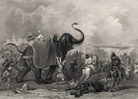 Die Belagerung von Multan, Indien, 2. Anglo-Sikh-Krieg, 1849