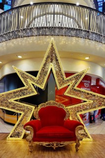 Christmas decorations in the Thier Gallerie shopping centre, Dortmund, Ruhr area, North