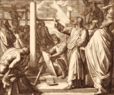 Solomon Plans Construction of the Temple, Old Testament, by Julius Schnorr von Carolsfeld