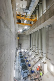 Oberhausen, Ruhr area, North Rhine-Westphalia, Germany - Emscher conversion, new Emscher AKE sewer,