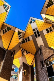 Cube houses from 1984, architect Piet Blom, Rotterdam, the Netherlands