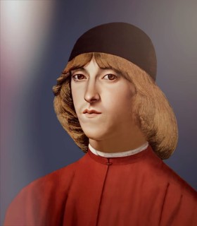 Piero di Lorenzo de' Medici, 1472 – 1503, ? lord of Florence from 1492 until 1494, digital edited
