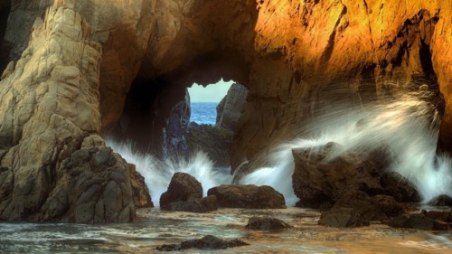USA, California, Pfeiffer Beach, Monterey County, California, USA