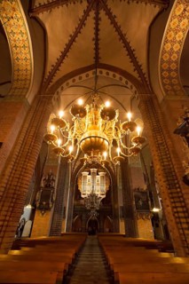 The organ of the Schleswig Cathedral, Schleswig, Schleswig-Holstein, Germany