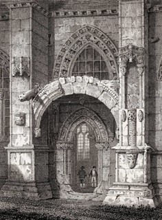 Rosslyn Chapel, Roslin, Midlothian, Scotland, 19th century, Views in Edinburgh by J. & H. S. Storer