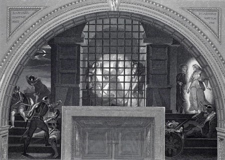 The Liberation of Peter, St. Peter, Peter, based on a painting by Raphael, Vatican, Rome, Italy,