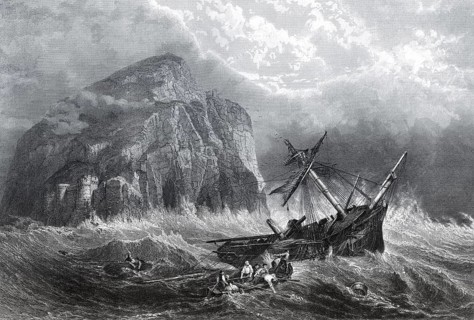 The Bass Rock, eine Insel im Firth of Forth im Osten Schottlands
