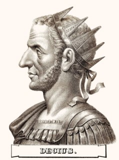 Trajan Decius, ca. 201-251, römischer Kaiser