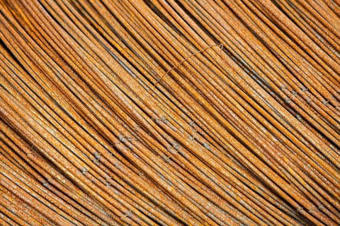 Roll of rusty wire
