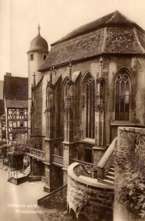 Historical postcard, picture postcard, Wertheim, Baden-Württemberg, Germany, digitally enhanced