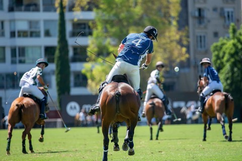 Scene at the 132nd Argentinean Open Polo Championship (Spanish 132nd Abierto Argentino de Polo de