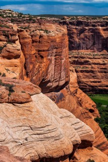 Rock formation in Chelly Canyon National Park, Arizona, USA