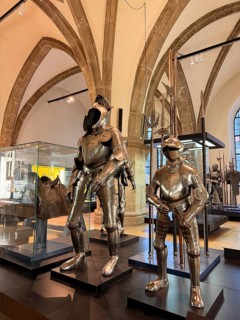 Historical Armour, Hall with Weapons and Armor, Bavarian National Museum, Munich, Upper Bavaria,