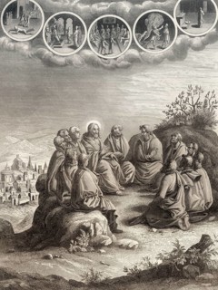 Sermon on the Mount, Anger should be restrained, Gospel of Matthew, 1853, digitally restored