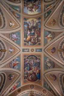 Ceiling painting in the parish church of the Assumption of the Virgin Mary, Thaur, Innsbruck