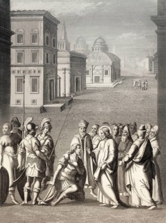 Healing the centurion's servant, Miracle of Jesus, 1853, digitally restored